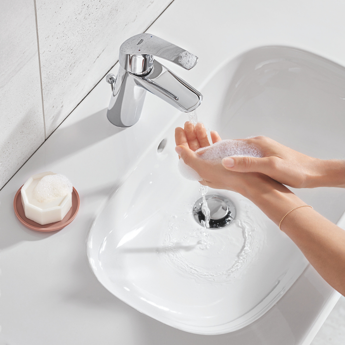 GROHE Mitigeur lavabo Eurosmart taille S + Nettoyant Grohe 2