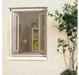 MADECOSTORE Moustiquaire enroulable en alu pour fenêtre - Blanc - L100 x H160cm