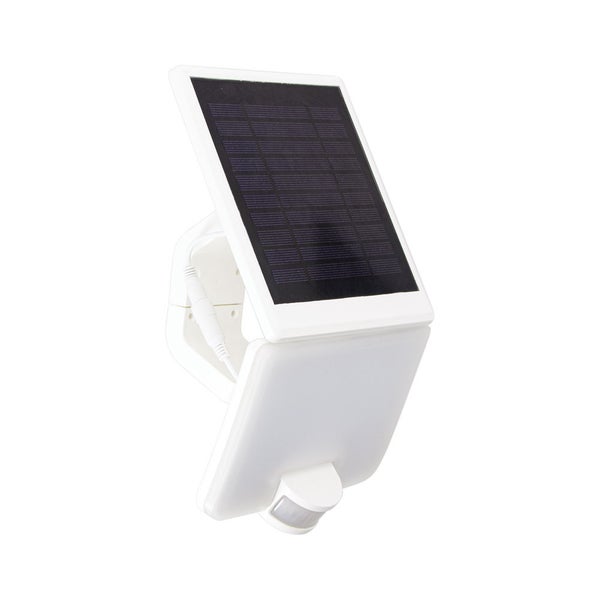 Projecteur Solaire IP54 1500 Lumens - Détecteur de mouvements - Panneau déportable - Blanc 4