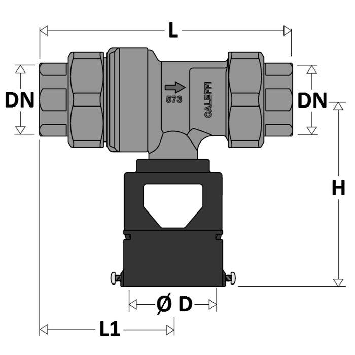 Disconnecteur à zone de pression réduite non contrôlable 1