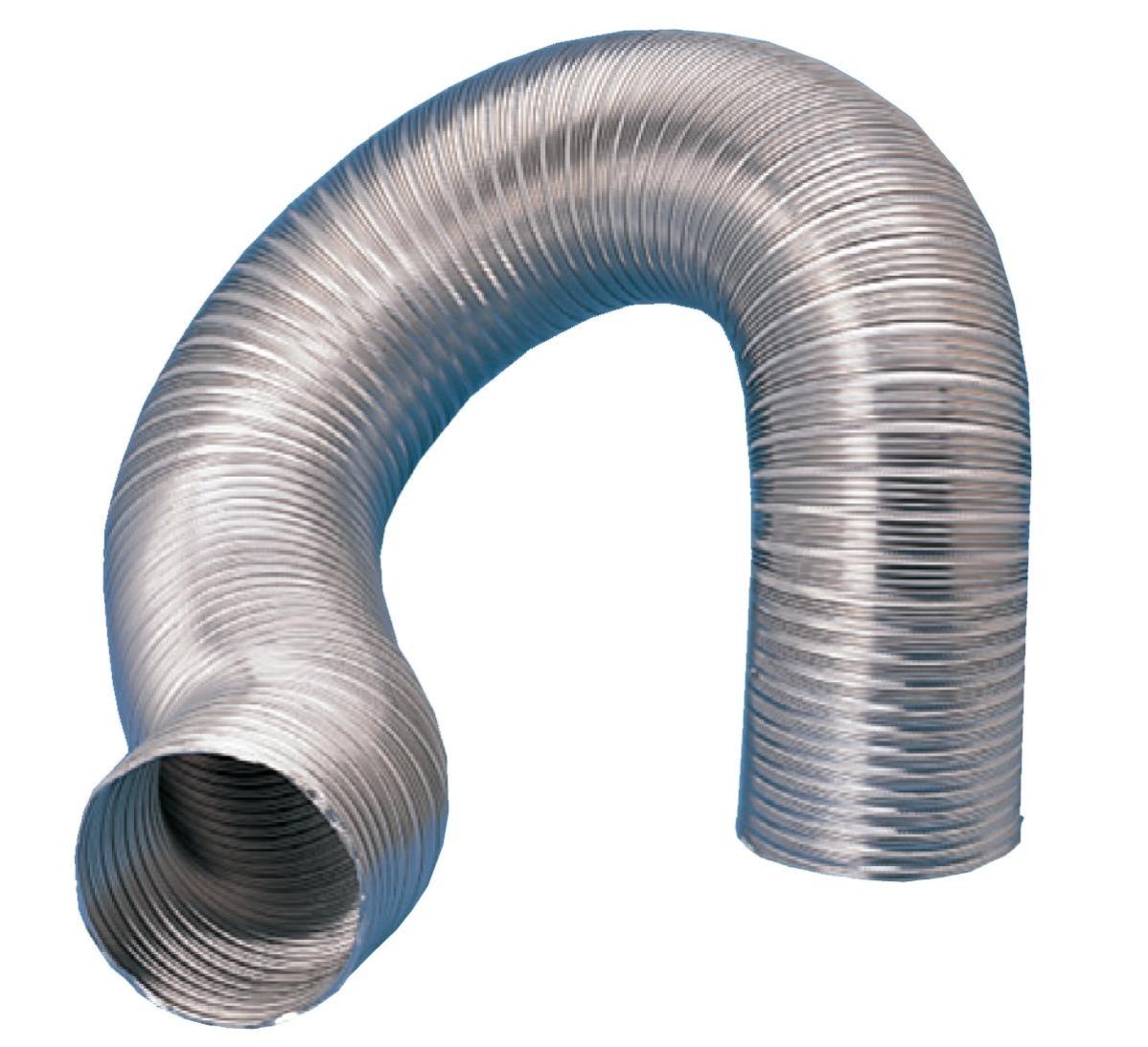 gaine alu - semi rigide - diamètre 200 mm - 3 mètres - unelvent