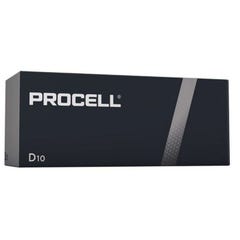 10 Piles alcalines Procell LR20/D (1,5V) DURACELL 0