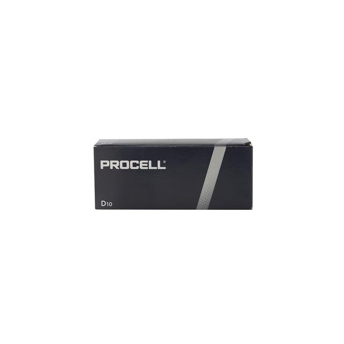 10 Piles alcalines Procell LR20/D (1,5V) DURACELL 5