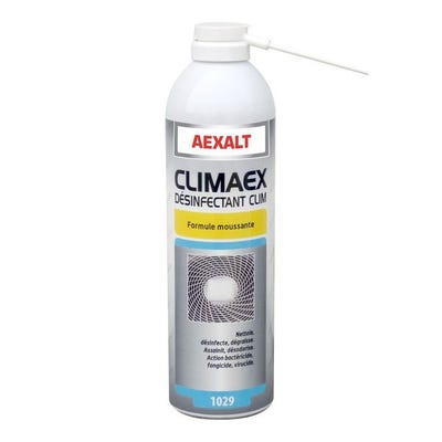 Aérosol désinfectant clim Porte de douche x 650 ml formule moussante CLIMAEX Aexalt