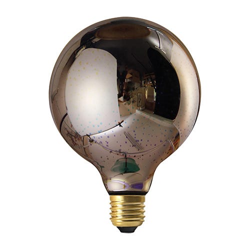Girard Sudron Ampoule Globe Ø125 'Cosmos' 3D LED 4W E27 - Argent 2
