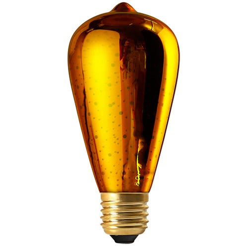 Girard Sudron Ampoule LED Edison COSMOS 3D 4W E27 - Or 2