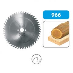 Lame de scie circulaire Leman 966.500.2556 en acier D500x2.5x30mm 56Z pour la découpe de bois de chauffage et bois vert 1