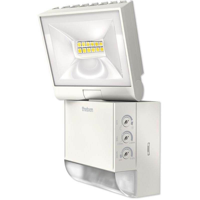 Theben - 1020981 - Projecteur LED avec detecteur theLeda S10 M BLANC