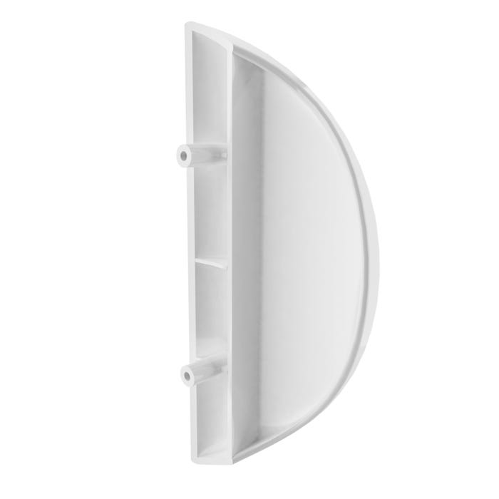 Schulte porte de douche pivotante, 90 x 180 cm, verre transparent 5 mm, profilé blanc, Sunny 2