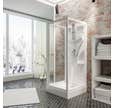 Cabine de douche intégrale, 80 x 80 x 190 cm, verre de sécurité 5 mm, cabine de douche complète, blanc alpin, Juist, SCHULTE