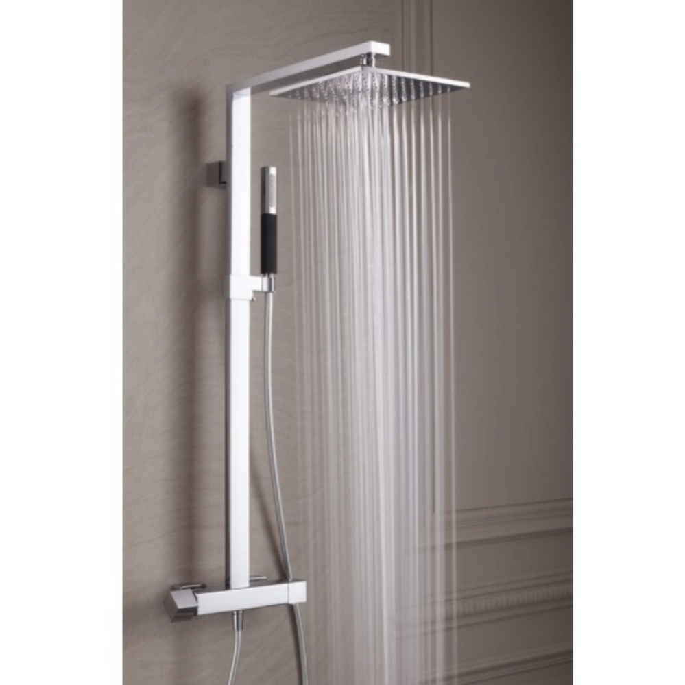 Colonne douche Strayt Jacob Delafon Douche de tête carrée