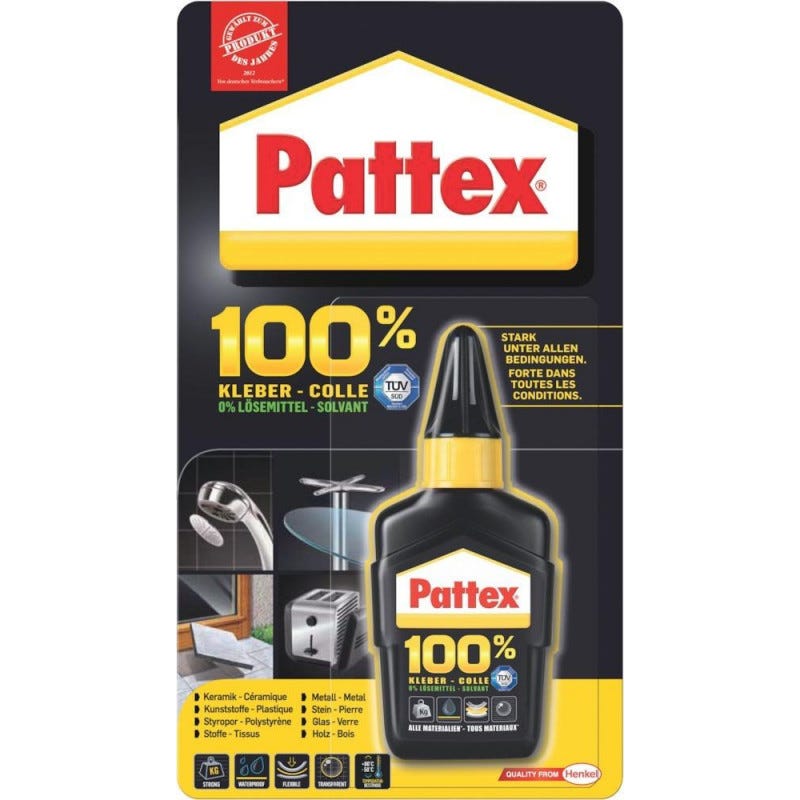 Pattex 100% Colle 50g Flacon 50g (Par 6) 0