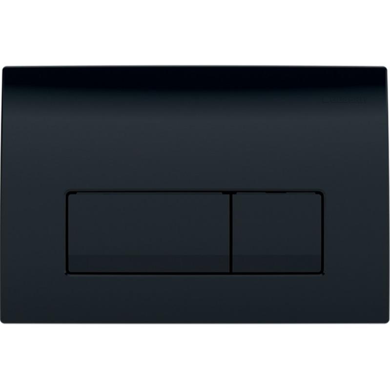 Geberit Delta 50 Plaque de commande double touche, Noir (115.119.DW.1)