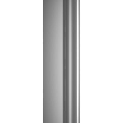 Schulte porte de douche pivotante, 90 x 192 cm, verre 5 mm transparent anticalcaire, sérigraphie Softcube, style industriel, profilé alu-naturé 3