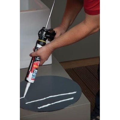 Mastic colle Fix All High Tack gris cartouche 290ml - SOUDAL - 100270 1