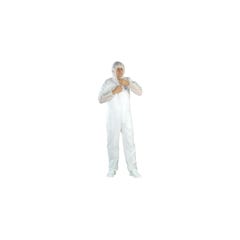 Combinaison SPP 40g/m² blanc avec capuche - COVERGUARD - Taille L