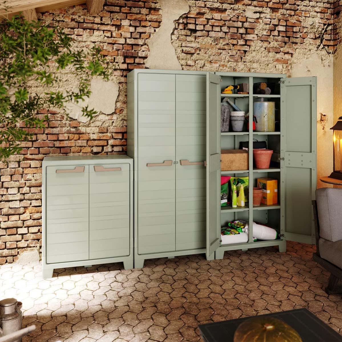 Armoire en résine Keter Outdoor Multispace 80x44x182 cm