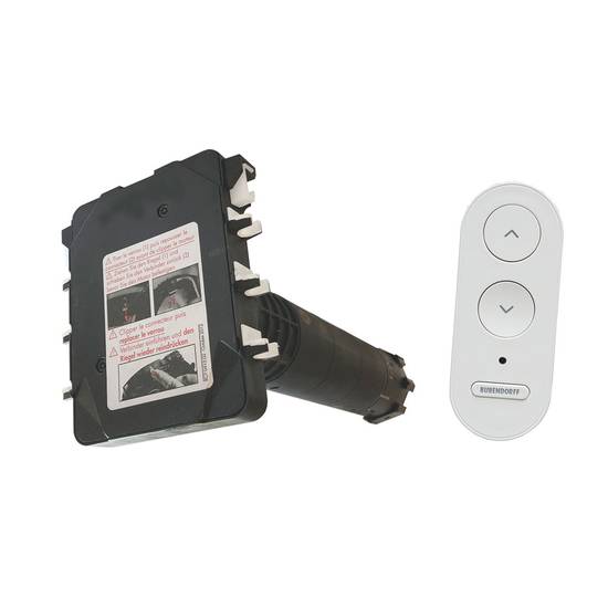 Moteur radio CI-V 270134 - pour MONO-TRADI-BLOC gamme Activ'Home. Pièce détachée pour volet roulant Bubendorff
