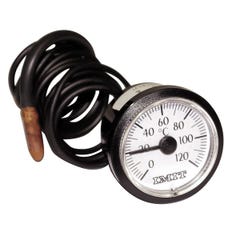 Thermomètre rond 0 à 120 C Ø58mm - DIFF 1