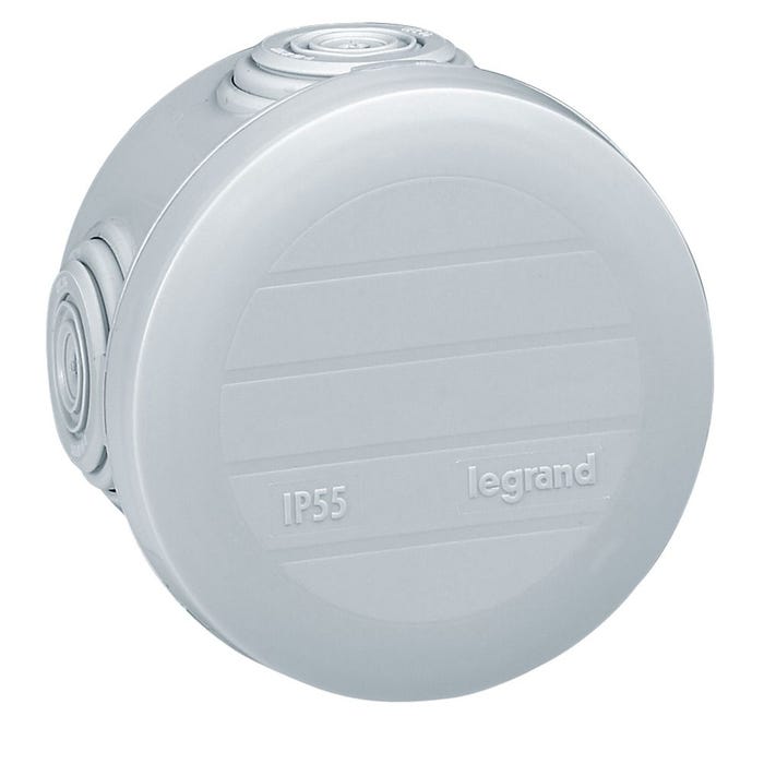 Boîte de dérivation PLEXO ronde gris D70mm - LEGRAND - 092001 0