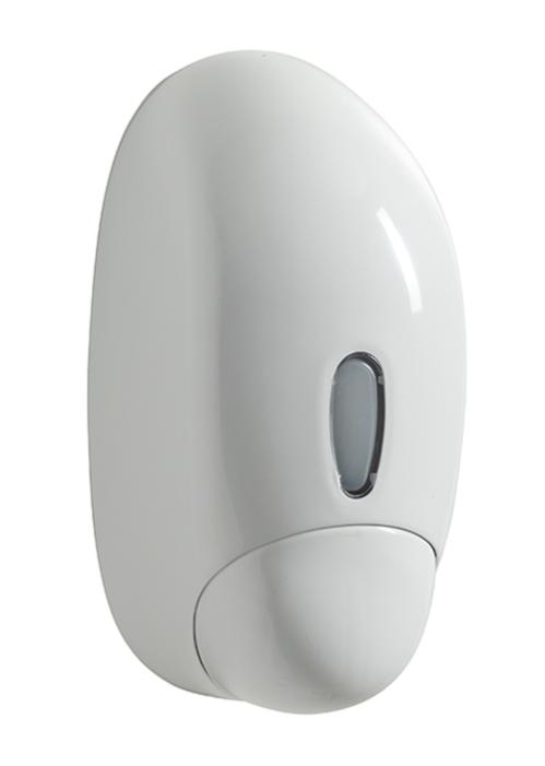 Distributeur de gel hydroalcoolique et de savon blanc 1L LENSEA - ROSSIGNOL - 52670