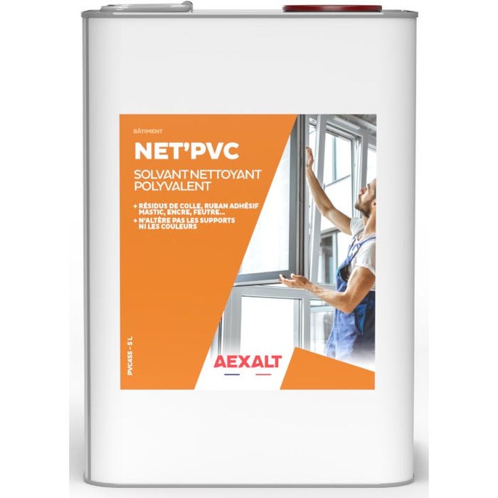 Solvant nettoyant polyvalent Net'PVC flacon de 500ml - AEXALT - PVC452 2