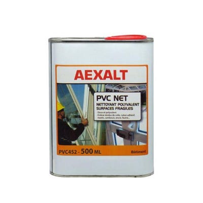 Solvant nettoyant polyvalent Net'PVC flacon de 500ml - AEXALT - PVC452