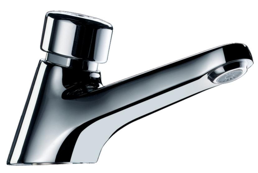 Robinet de lavabo TEMPOSTOP 1/2'' avec écrou - DELABIE - 745200