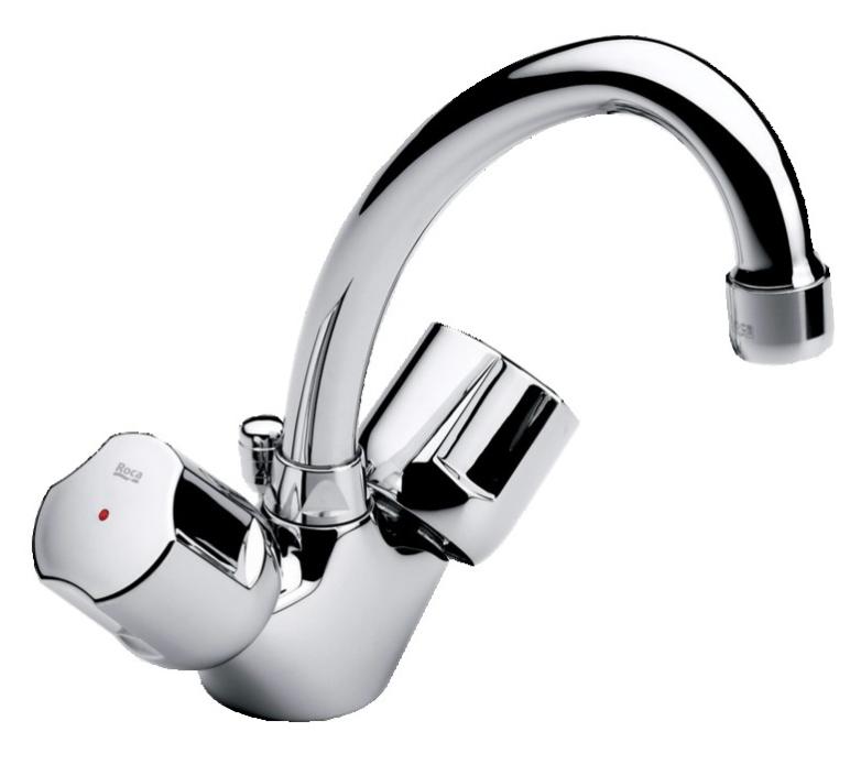 Mélangeur de lavabo bec mobile Niagara Disc - ROCA - A5A3670C00