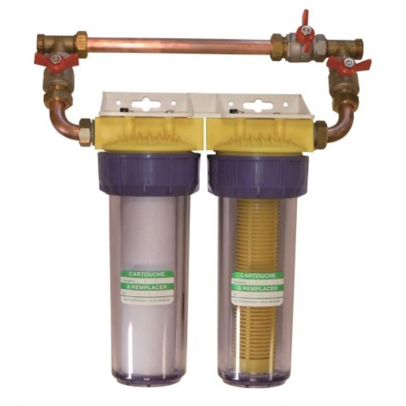 Filtre Duo complet FD34CBP avec by-pass