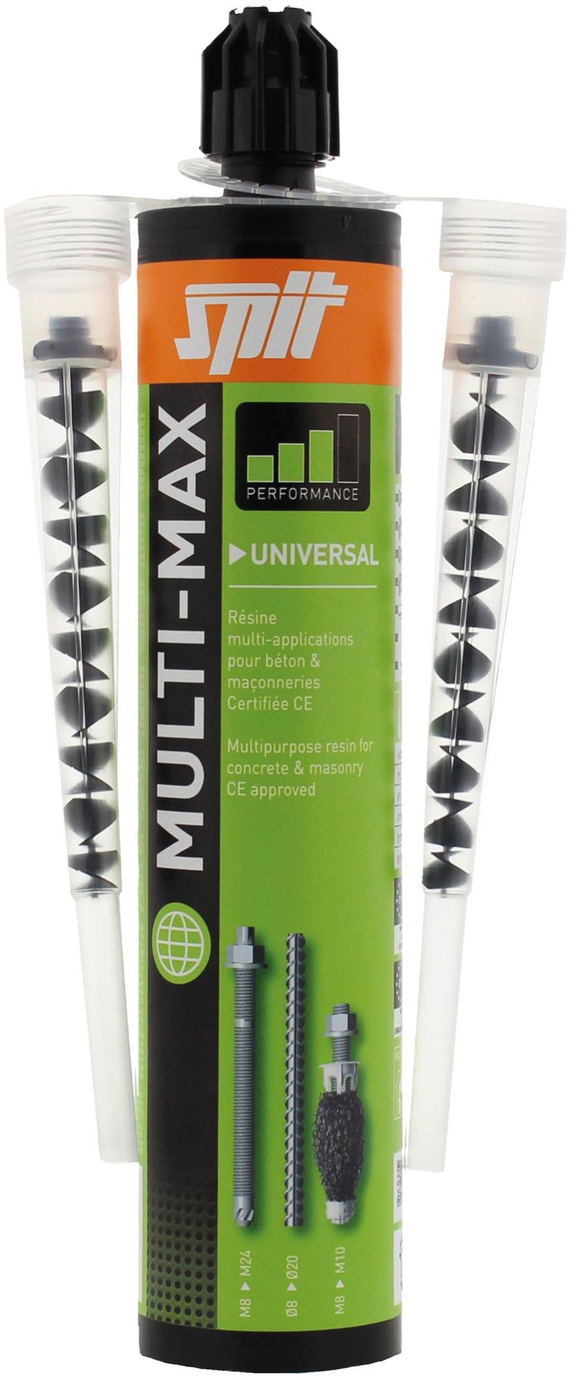 Résine Multi-Max 410ml avec 2 buses - SPIT - 060047