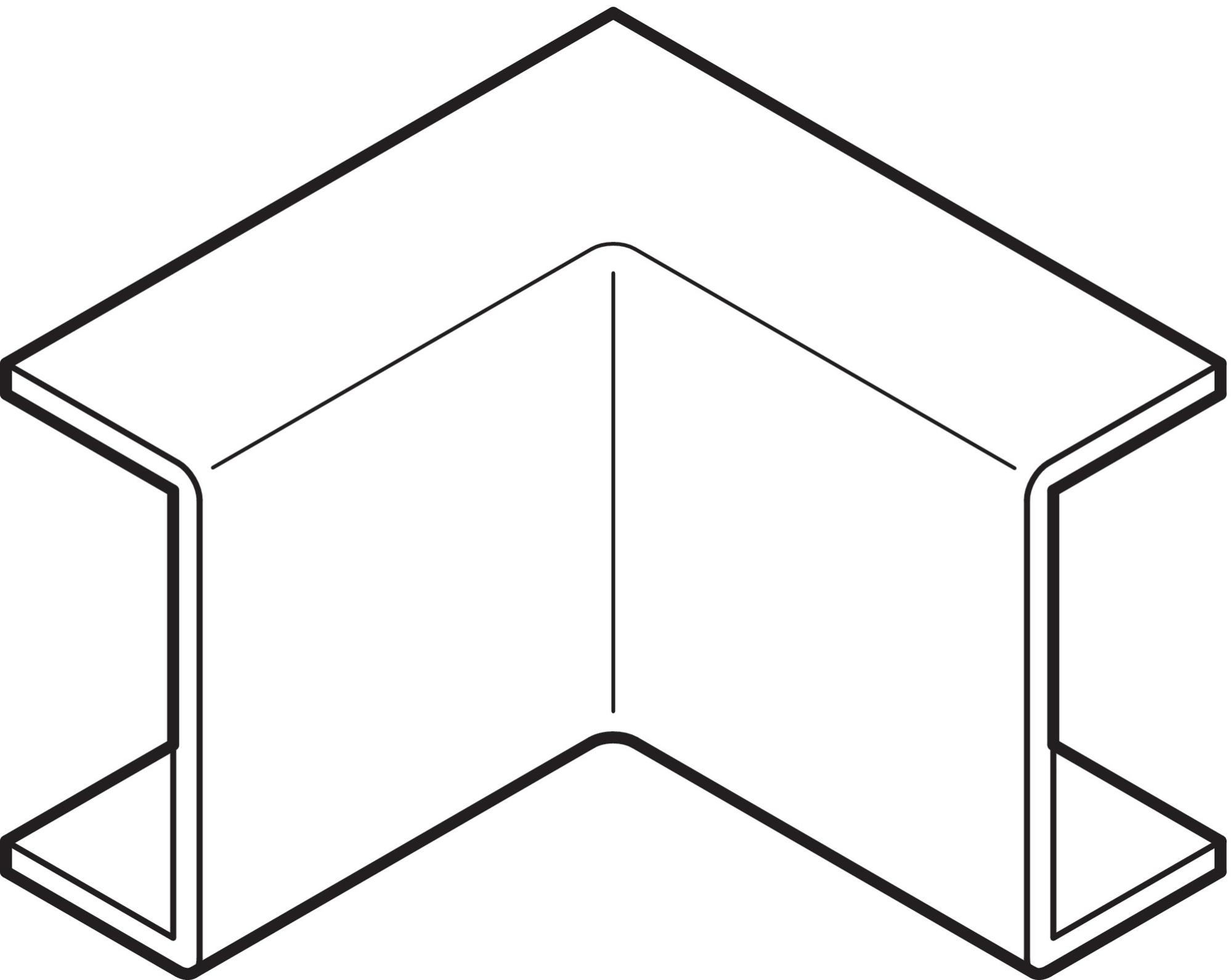 Angle intérieur MS 22X10mm - REHAU - 6133985