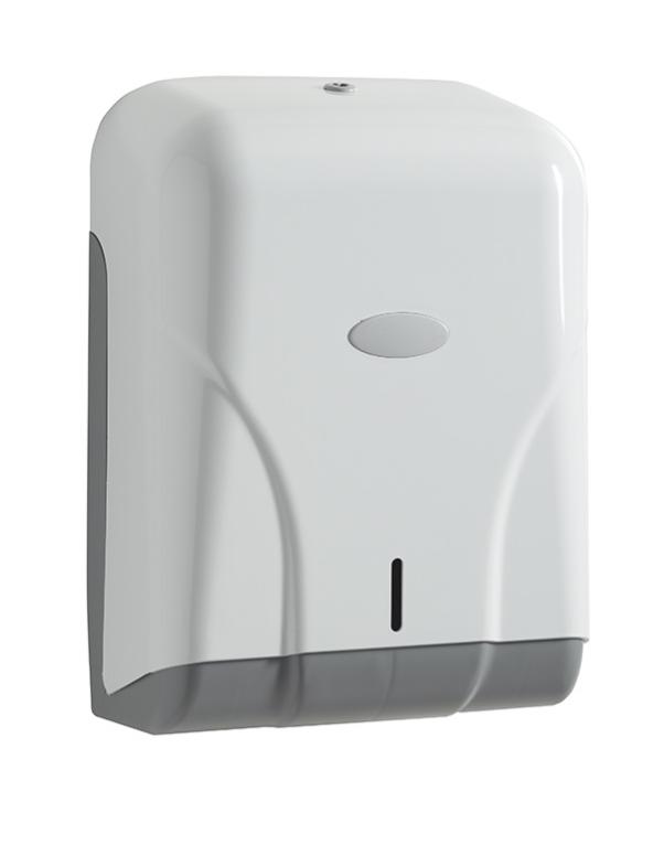 Distributeur d?essuie-mains ROSSIGNOL 400 feuilles OLEANE blanc - ROSSIGNOL - 52530