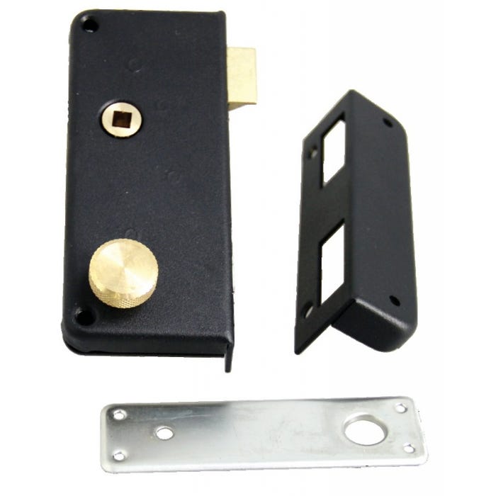 Serrure monopoint en applique à fouillot extra-plat CR 2 à 2 clés de cylindre 40 mm gauche - JPM - 418300-01-21 3