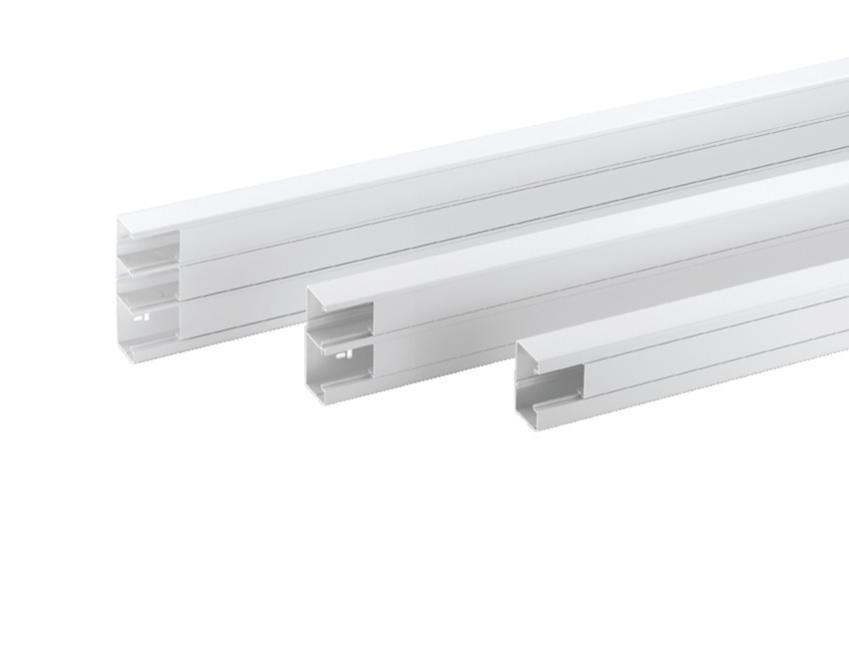 Goulotte CLIDI 130X55mm 2M - REHAU - 6132916