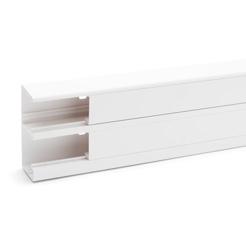 Goulotte d’appareillage CLIDI L 2m blanc 130x55mm - OBO BETTERMANN - 6132916