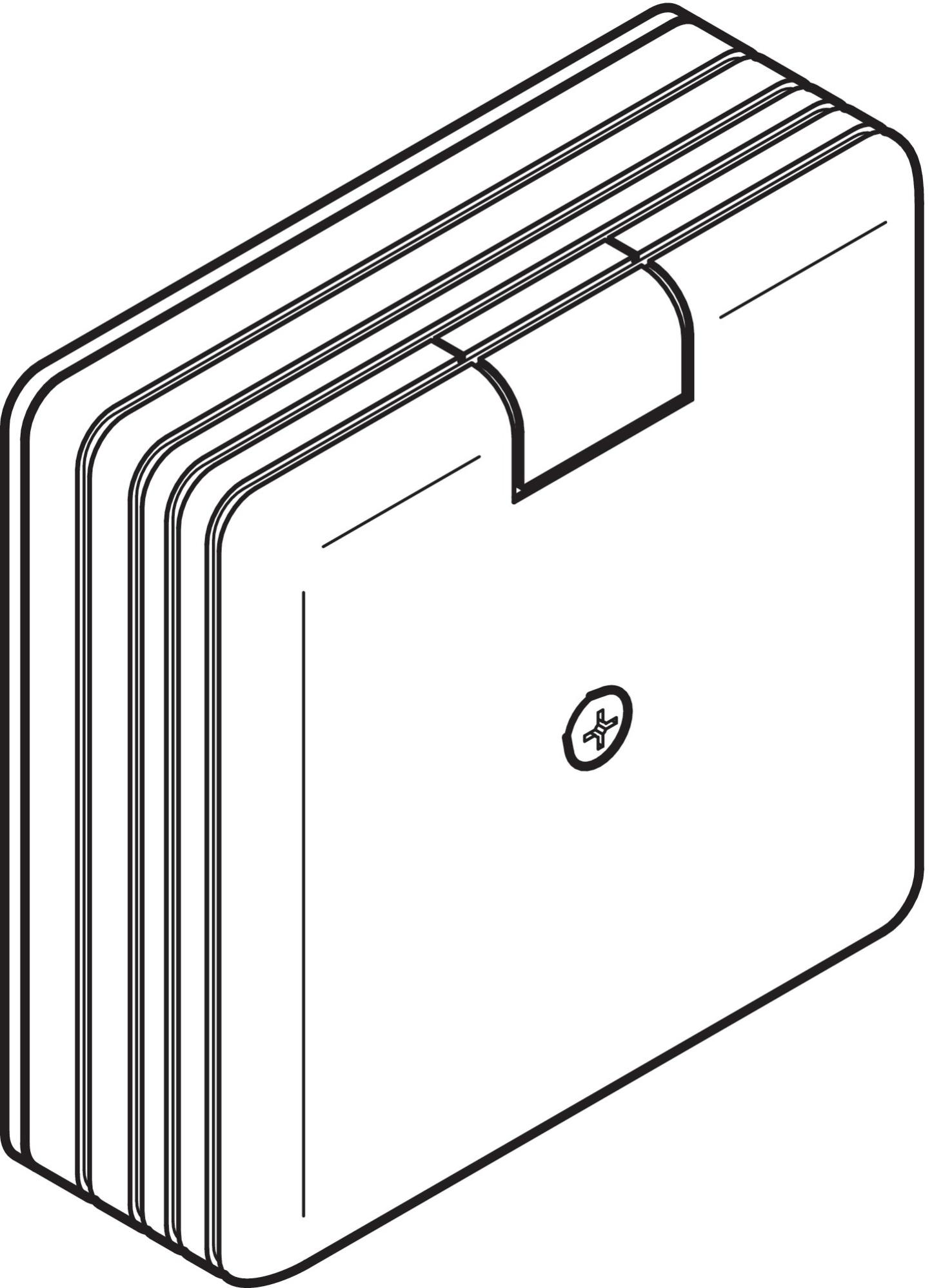 Boitier de dérivation pour AXIS/MS 80X80X35mm - REHAU - 265686