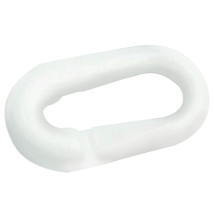 Maillon rapide spirale pour chaîne plastique blanc 8mm TALIAPLAST 530205 0