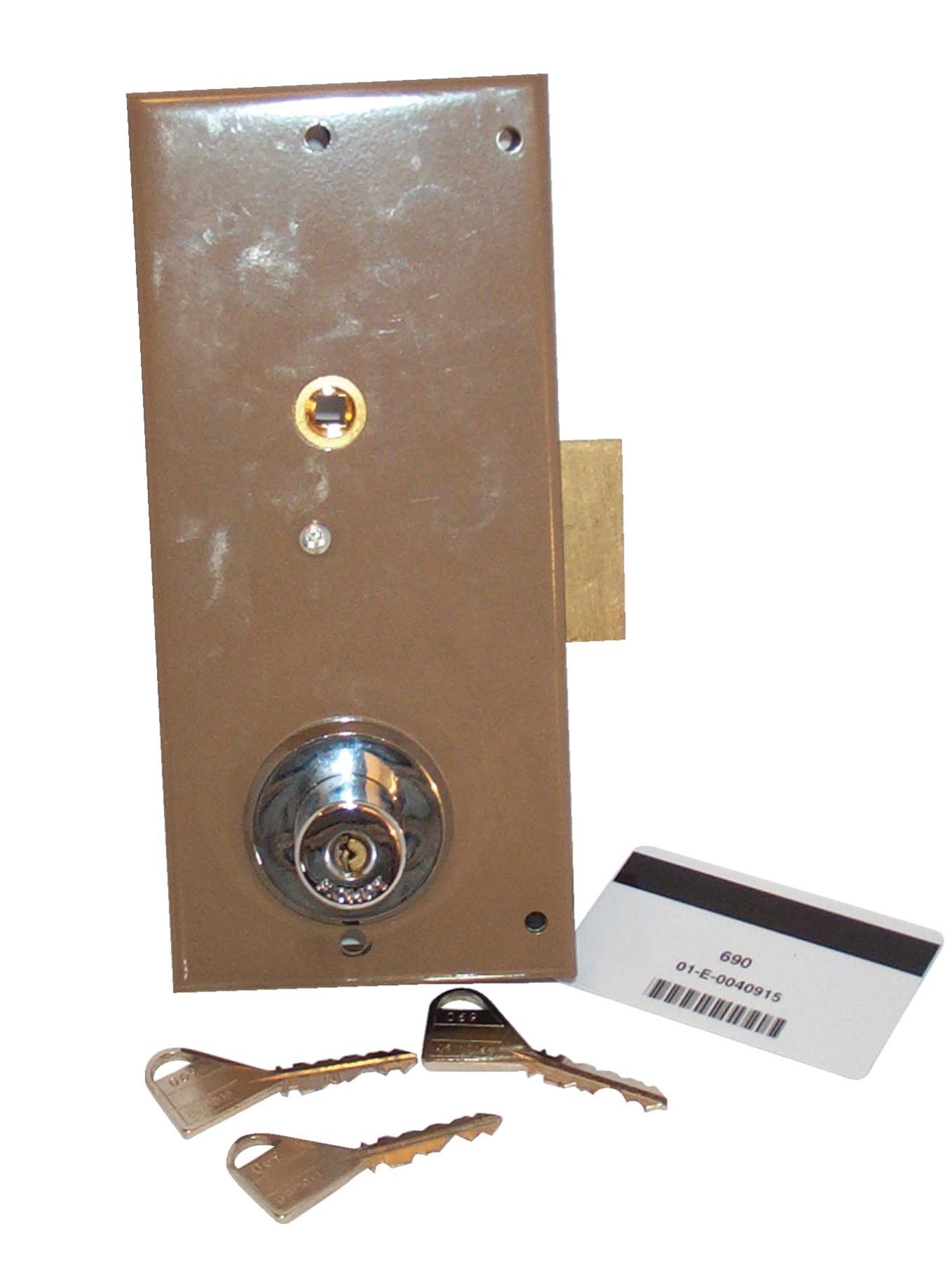 Serrure 3 points en applique sur montant Sans Souci double panneton hauteur 2300 gauche - FICHET - 70853014