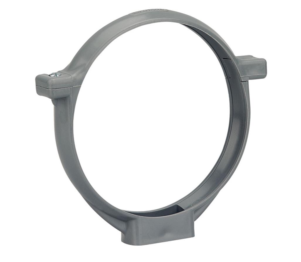 Collier fixation monobloc ou à bride Polypropylène Ø110 pas 7/150 - WAVIN - 3026172