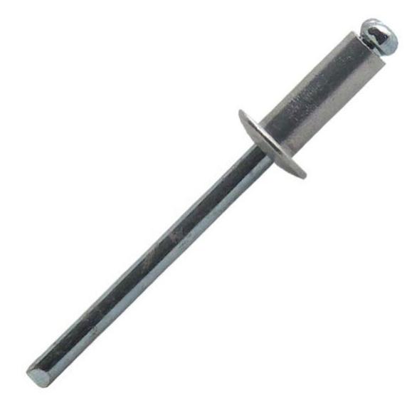 Rivets aluminium tête plate 4,8X60 boîte de 100 - SCELL-IT - ASD4851