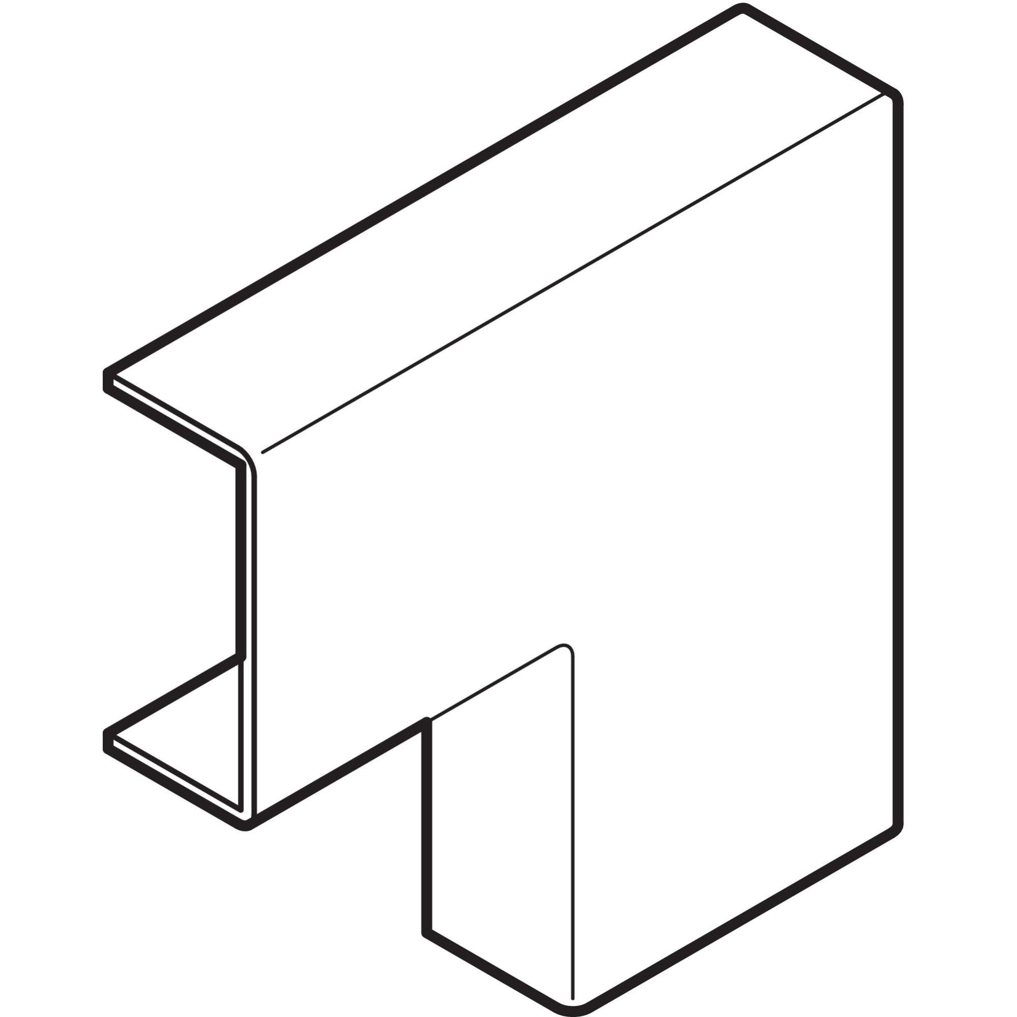 Angle extérieur AX 30x10mm blanc pour moulure Axis mini - OBO BETTERMANN - 6131633