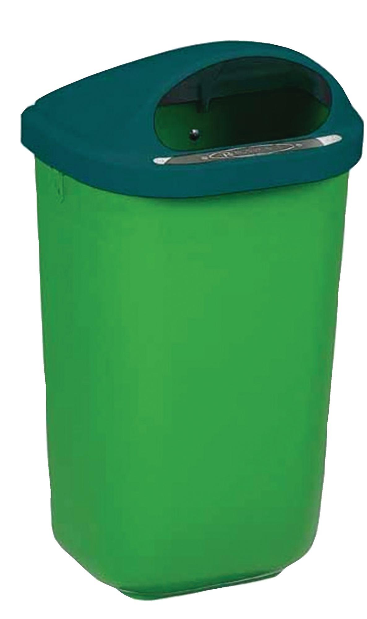 Corbeille murale Xerios 50 l verte - ROSSIGNOL - 59866