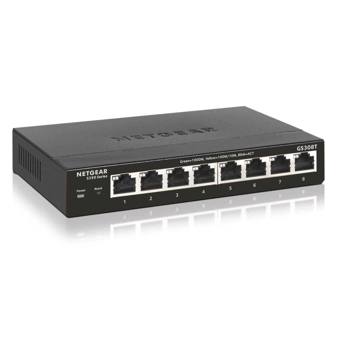 Switch Ethernet NETGEAR Gigabit S350 GS308T100PES 8 Ports manageable 2