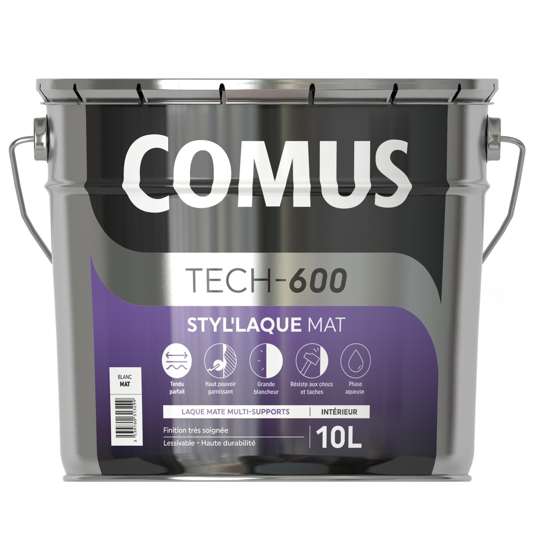 STYL'LAQUE MAT 10L - Peinture laque mat multi-supports - COMUS