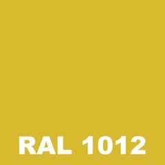 Peinture Ravalement - Metaltop - Jaune citron - RAL 1012 - Pot 5L 1