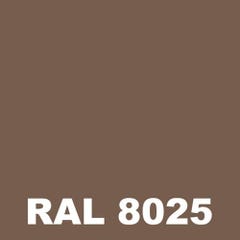 Peinture Ravalement - Metaltop - Brun pâle - RAL 8025 - Pot 5L 1