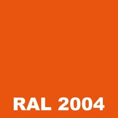 Peinture Ravalement - Metaltop - Orange pur - RAL 2004 - Pot 5L 1