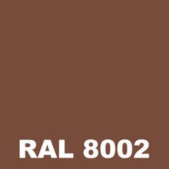 Peinture Ravalement - Metaltop - Brun de sécurité - RAL 8002 - Pot 20L 1