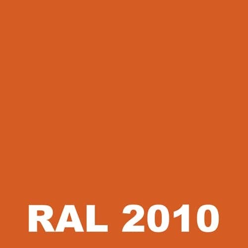 Peinture Ravalement - Metaltop - Orange de sécurité - RAL 2010 - Pot 5L 1